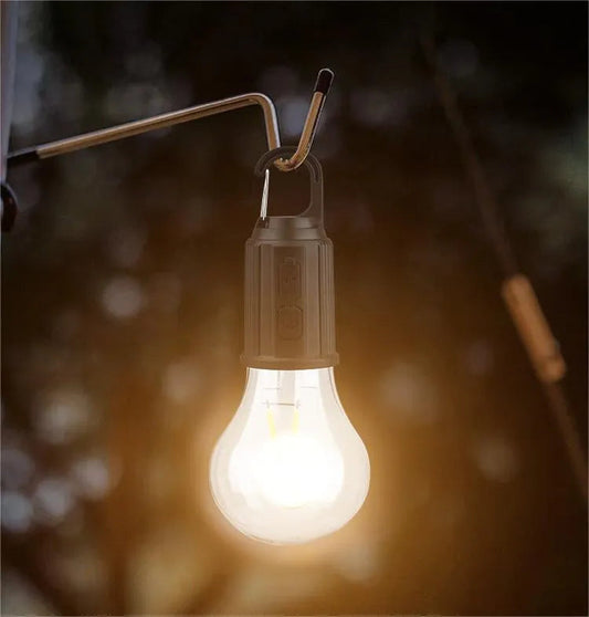 Outdoor Camping Hanging Type-C Charging Retro Light Bulb Lighting Decoration