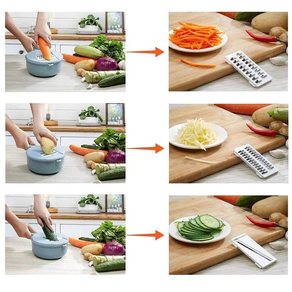 12-In-1 Multi-Function Food Chopper