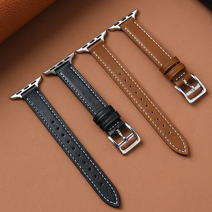 Leather Watch Band Compatible for Apple Watch 38mm 40mm 42mm 44mm 45mm 49mm