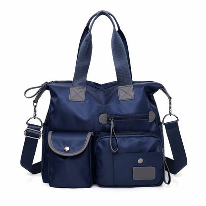 Waterproof Tote Bag – 3-Way Carry & Spacious Organization