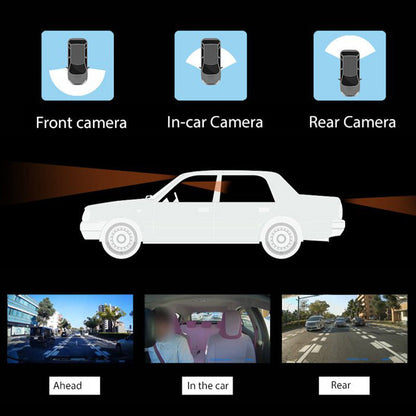 🎥3-Channel HD Dash Cam