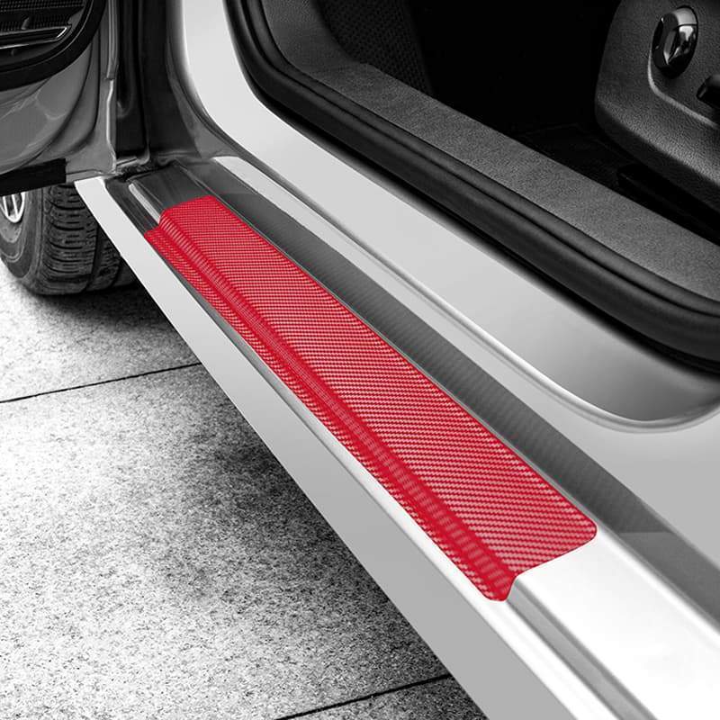 Carbon Car Door Scratch Strip Anti-kick Film Protective Pad