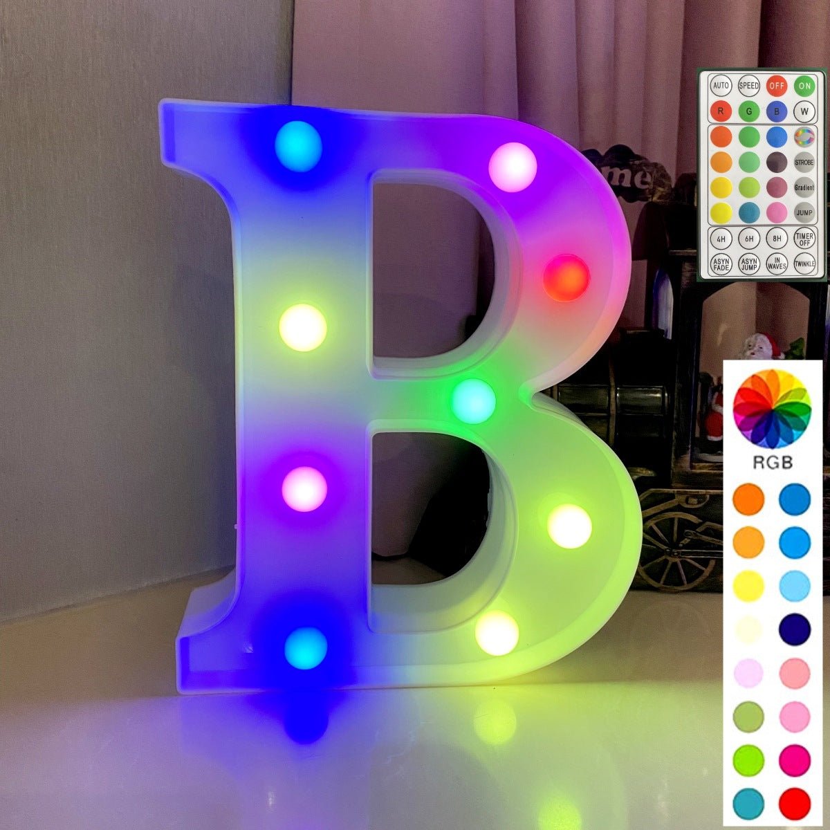 Colorful LED Marquee Letter Lights