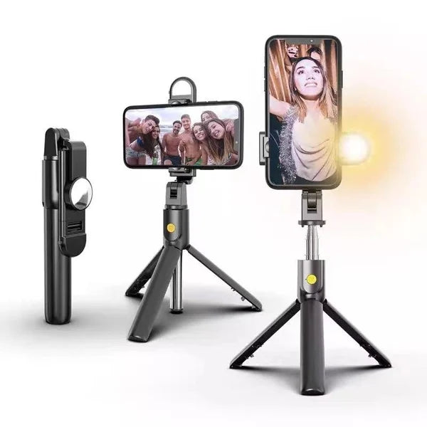 New 6 In 1 Wireless Bluetooth Selfie Stick