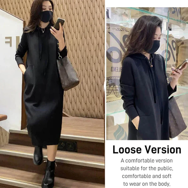 Women's Hooded Chic Loose Dress