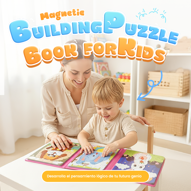 Children's Magnetic Building Book
