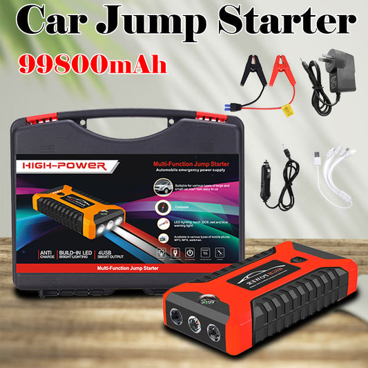 Electric Jump Starter & Power Bank & Tyre Inflator Combo Option To Buy!