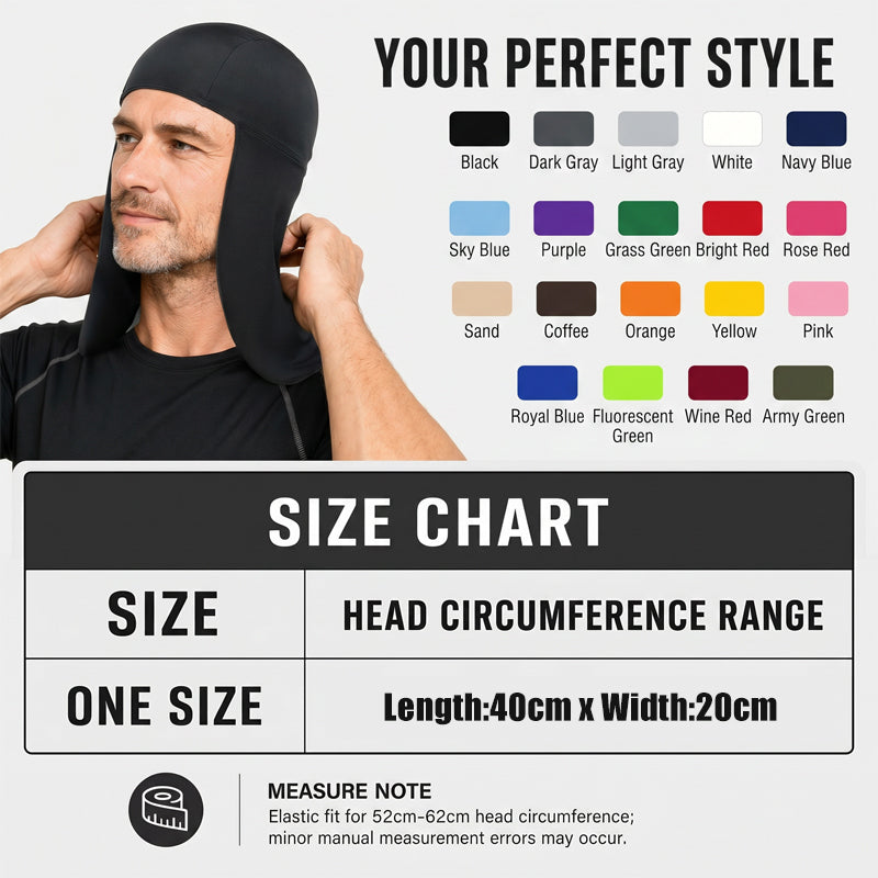 🧢 BUY 1 GET 1 FREE! ✨ Breathable Outdoor Skull Cap with Neck Cover – UPF50+, Micro-Mesh, Helmet Compatible 🚴