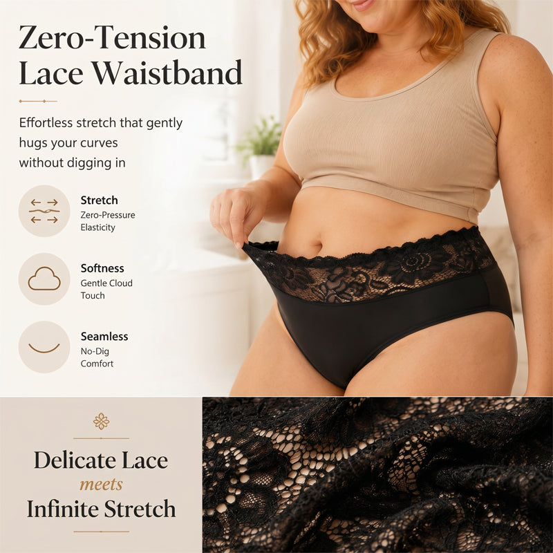 Women's Soft Breathable Lace Briefs