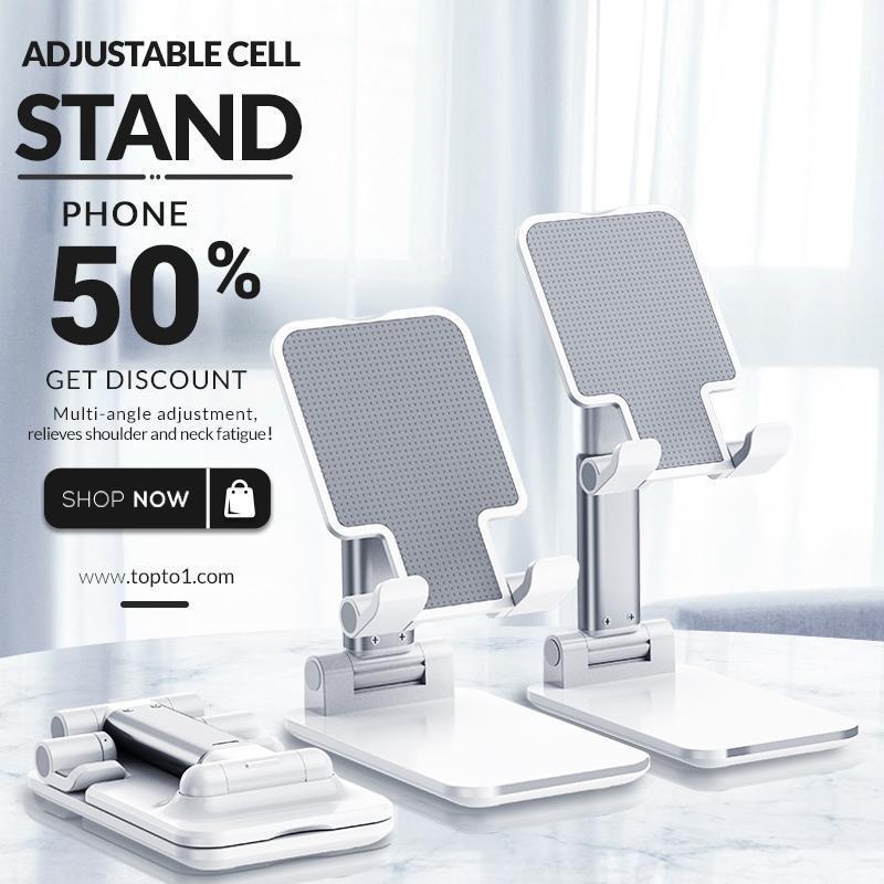 🔥Foldable Mobile Phone Holder