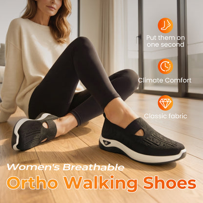 Women's Woven Orthopedic Breathable Soft Sole Shoes