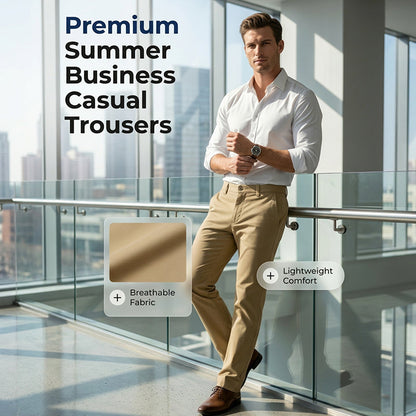 🌟Men's Casual Straight-Fit Pants👖Comprehensively Enhance Your Personal Image