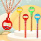 🫧32 Holes Hand Holding Smiley Bubble Wand Toy