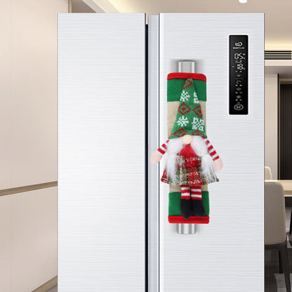 Christmas Refrigerator Handle Covers Set