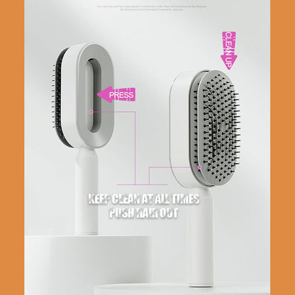 Self Cleaning Pressed Airbag Comb