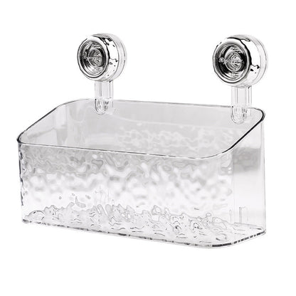 Light Luxury Style Glacier Pattern Suction Cup Shelf