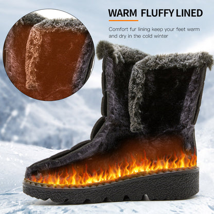 Women's Casual Plush Thermal Snow Boots