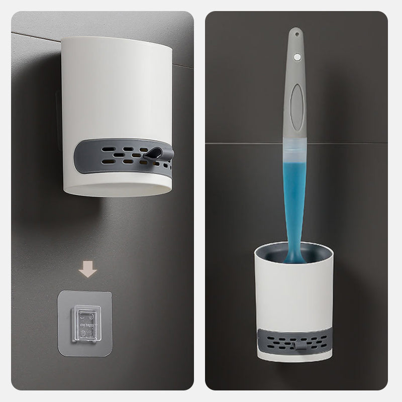 [Practical Gift] Toilet Brush With Dispenser Holder