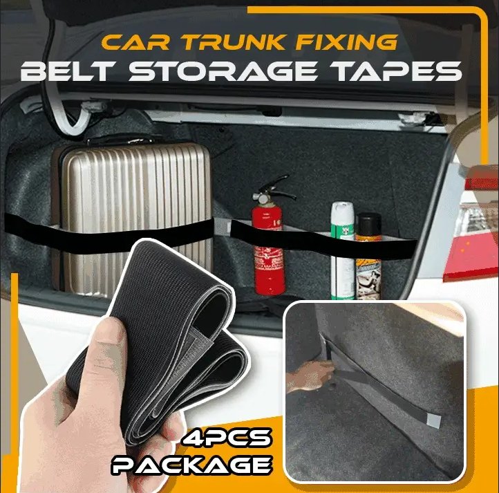 Car Trunk Fixing Belt Storage Tapes(4 Pcs)