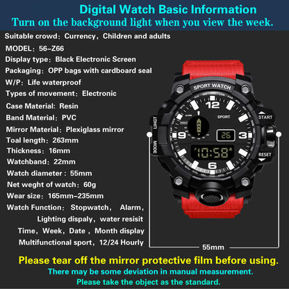 Multifunctional Waterproof Outdoor Sports Watch