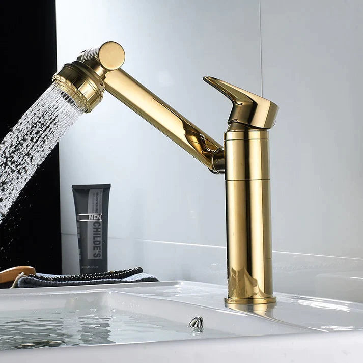 🔥Free Shipping🔥Single Hole Hot And Cold Water Faucet Universal Swivel Basin Faucet