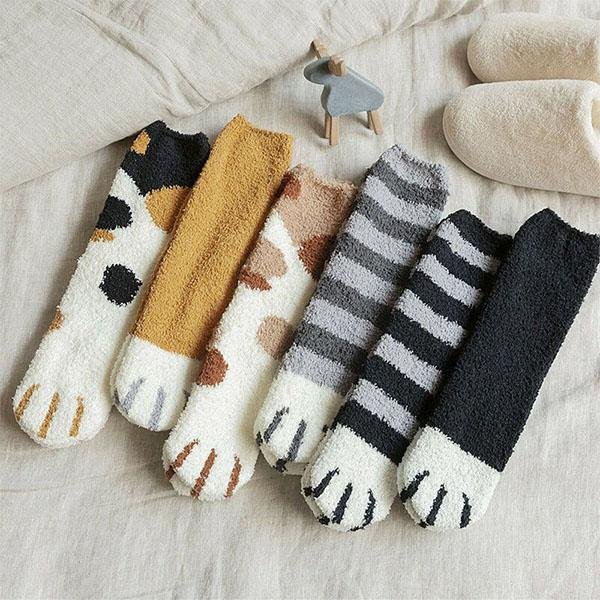 Cat Paw Indoor Socks