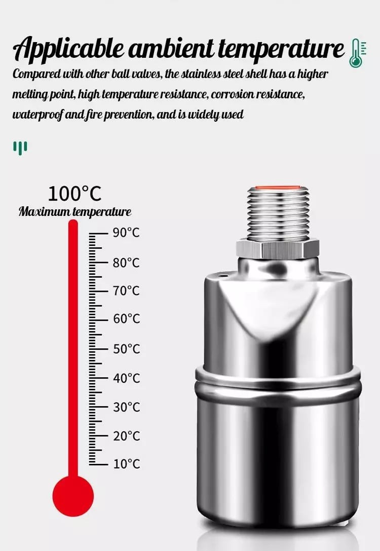 304 Stainless Steel Completely Automatic Water Level Control Floating Valve