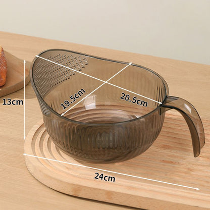 Multi-functional Clear Draining Basket