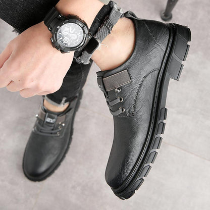 Men’s Vintage Cargo Leather Shoes