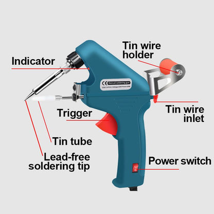 60W Manual Soldering Gun