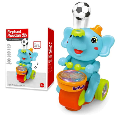 🐘Musical Walking Elephant Drummer Toy😃