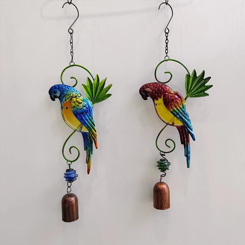 Parrot Wind Chime Hanging Decor