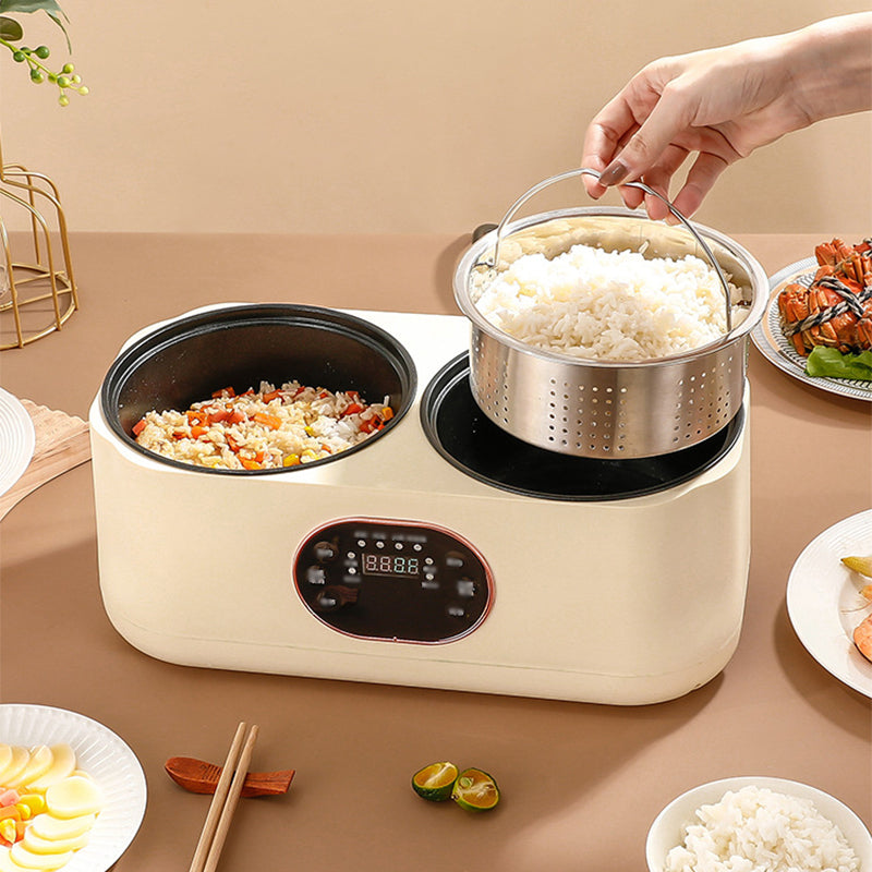 🍲Household Multi-functional Steaming and Cooking Integrated Double-gallon Electric Cooker