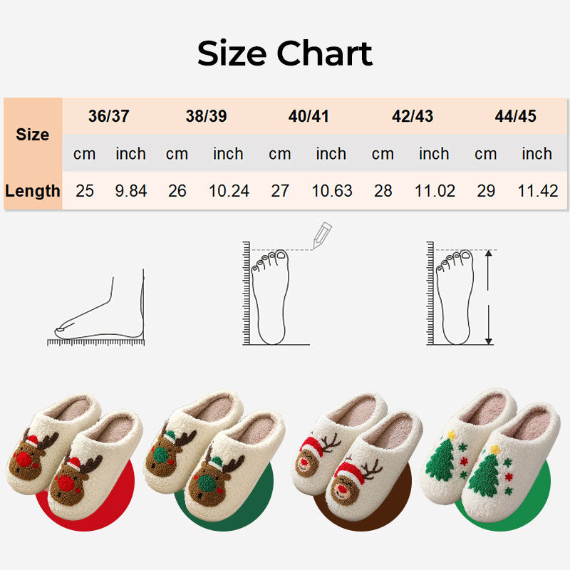 🎅🎁[Warm Gift] Cute Household Warm Slippers