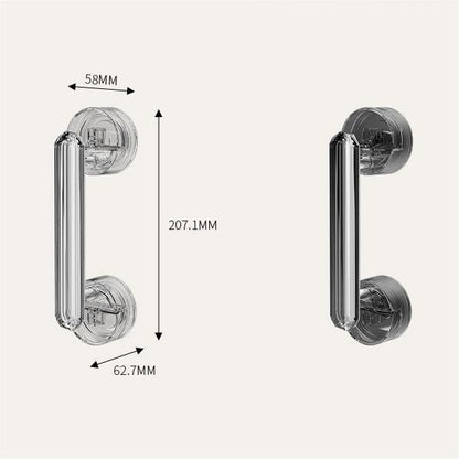 Powerful Suction Cup Glass Mirror Door Handle