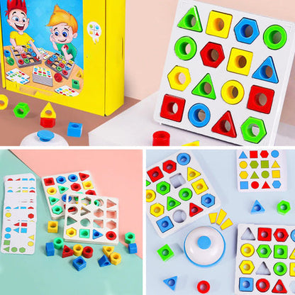 Shape Matching Game Color Sensory Educational Toy