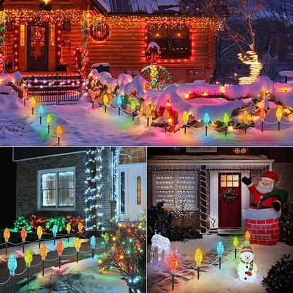 Solar Powered Christmas Lights 5-Pack Set