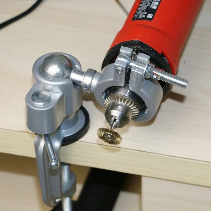 Electric Grinder and Electric Drill Universal Rotating Fixed Bracket Vise Shelf