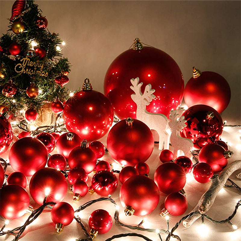 🎄24 PCS Shatterproof Christmas Ball for Hanging Decor