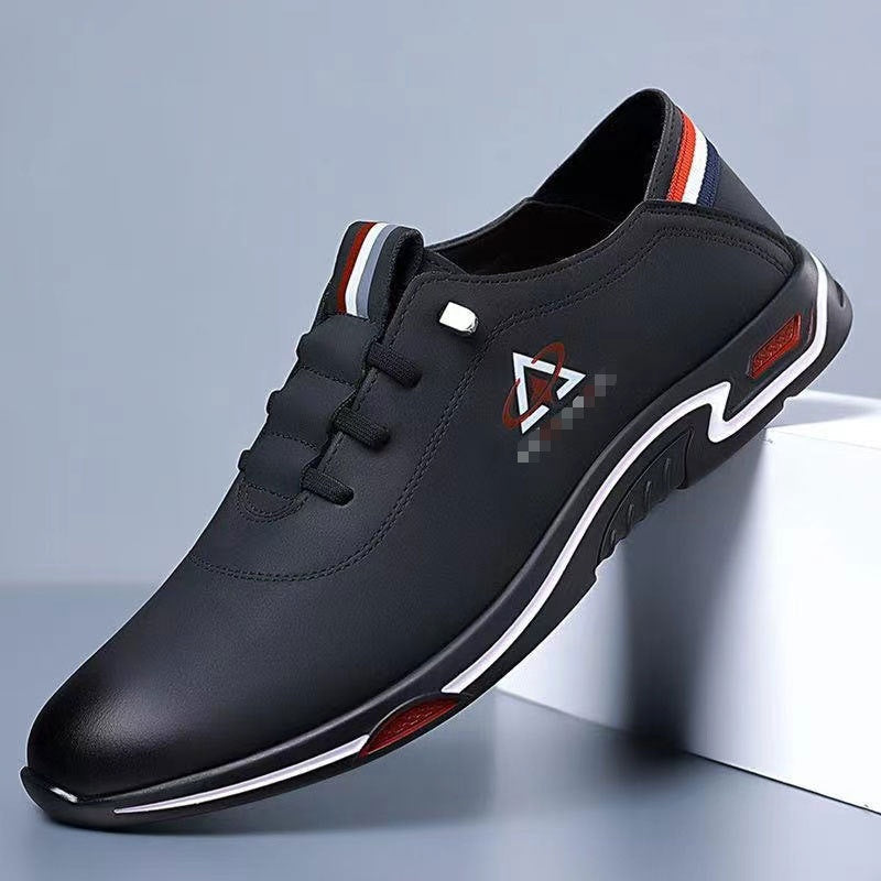 Men's Casual Slip-on Leather Shoes