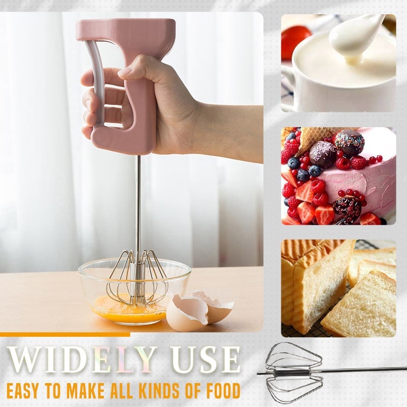 Hand-Held Small Semi-Automatic Press Whisk（40% OFF）