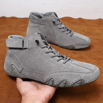 🔥Italian Handmade Suede Velcro High Boots