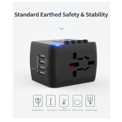 Universal Travel Plug Adapter With 4 USB Ports