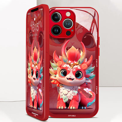 Colourful Lucky Dragon Phone Case for iPhone Series