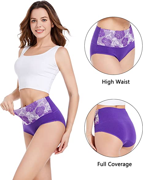 High Waist Tummy Control Cotton Panties