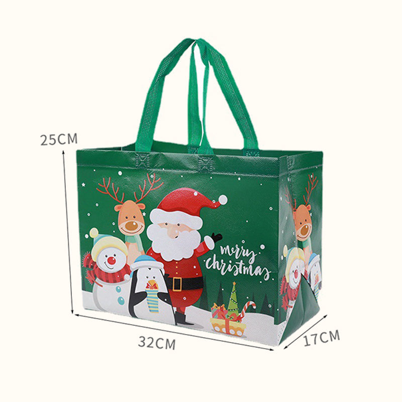 [Best Gift For Kids] Halloween & Christmas Non-Woven Candy Tote Bag