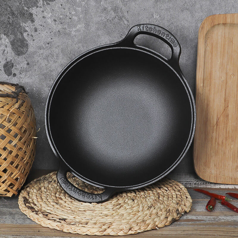 Cast Iron Pot Uncoated And Non Stick