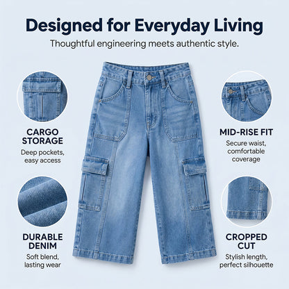 ⏳Time-Limited Special⏰Women's Casual Stretchy Cropped Denim Pants