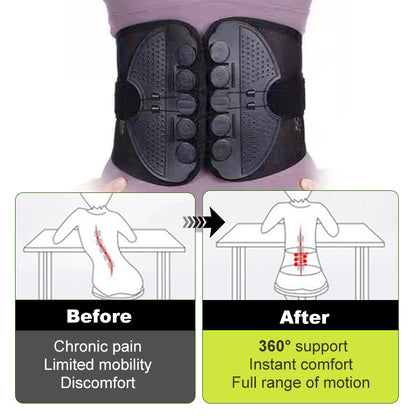 🔥Adjustable Double Pulley Breathable Lumbar Support Shaping Waist Belt