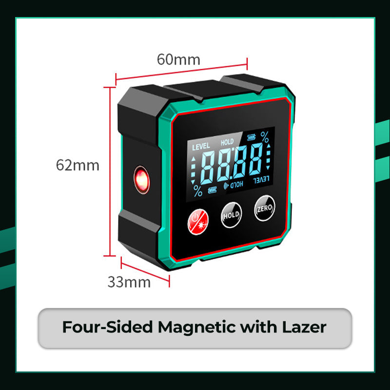 🔥Magnetic Digital Angle Finder with Electronic Laser